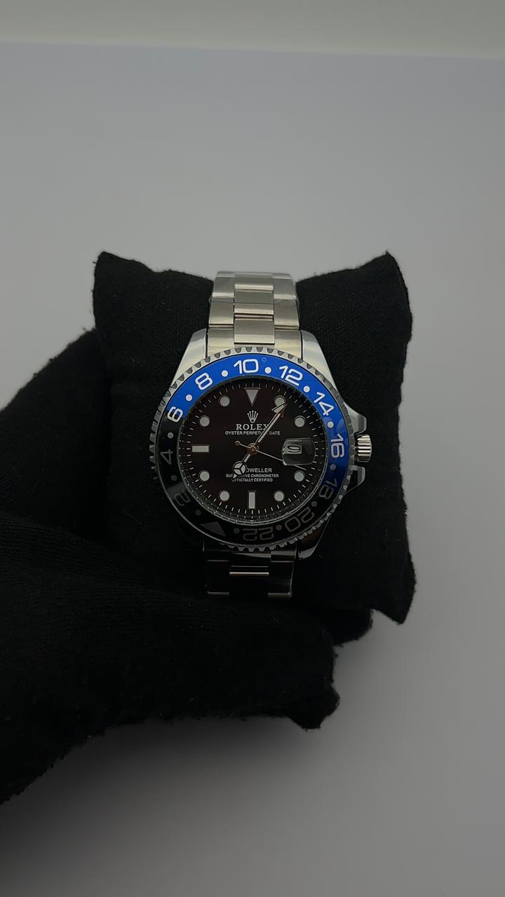 RX GMT ACERO/PLATEADO CARA/NEGRA BISEL/NEGRO/AZUL