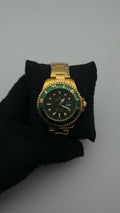 RX SUBMRN ACERO TRADICIONAL DORADO CARA VERDE BISEL VERDE