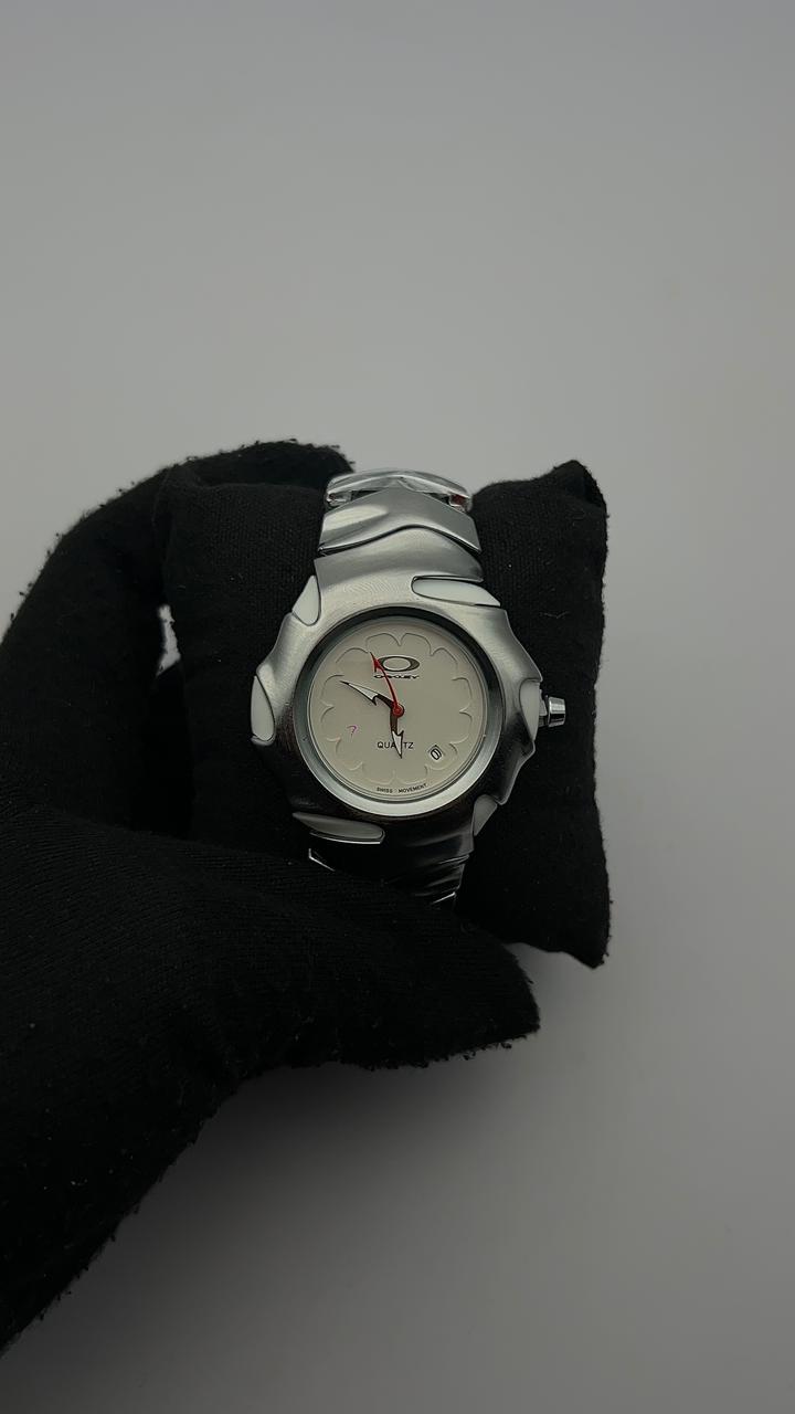 OAK ACERO/PLATEADO CARA/BLANCA BISEL/PLATEADO