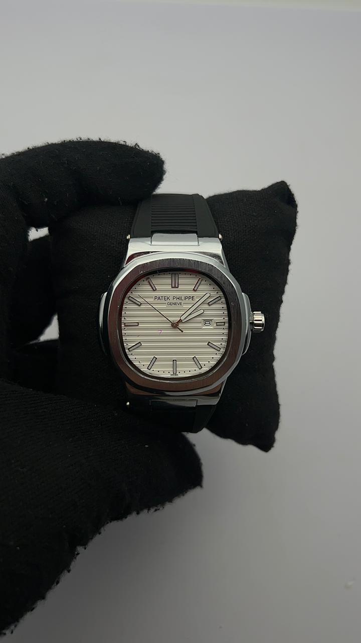 PTK SEMIAUTO GOMA/NEGRO CARA BLANCA BISEL PLATEADO