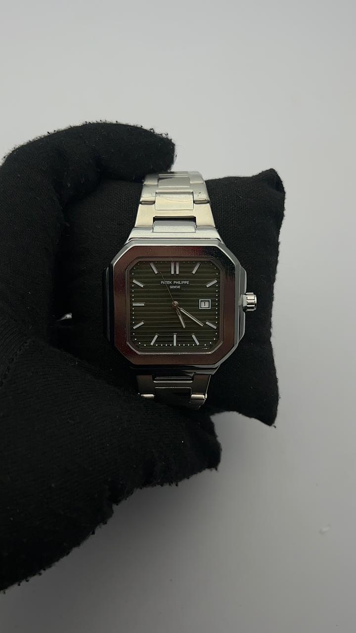 PTK GNV ACERO/PLATEADO CARA VERDE BISEL PLATEADO