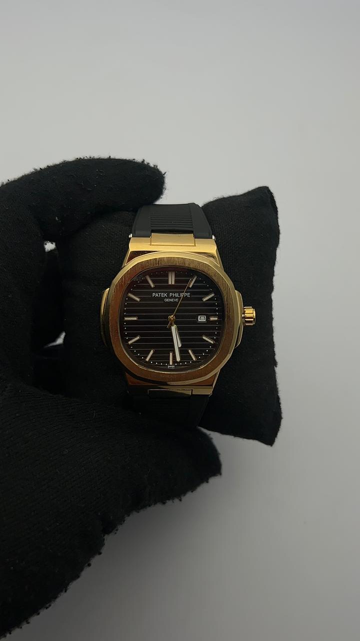 PTK SEMIAUTO GOMA/NEGRO CARA NEGRA BISEL DORADO