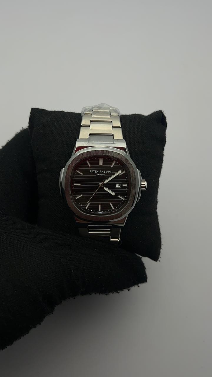 PTK ACERO/PLATEADO CARA NEGRA BISEL PLATEADO