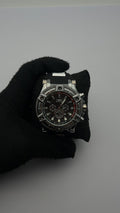 INVIC TCHY GOMA/NEGRO BISEL/REDONDO/PLATEADO CARA NEGRA