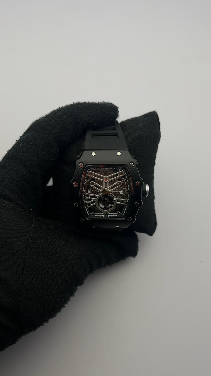 R MILLE GOMA/NEGRO CARA/JWLS/BLANCA/PLATEADA BISEL/NEGRO