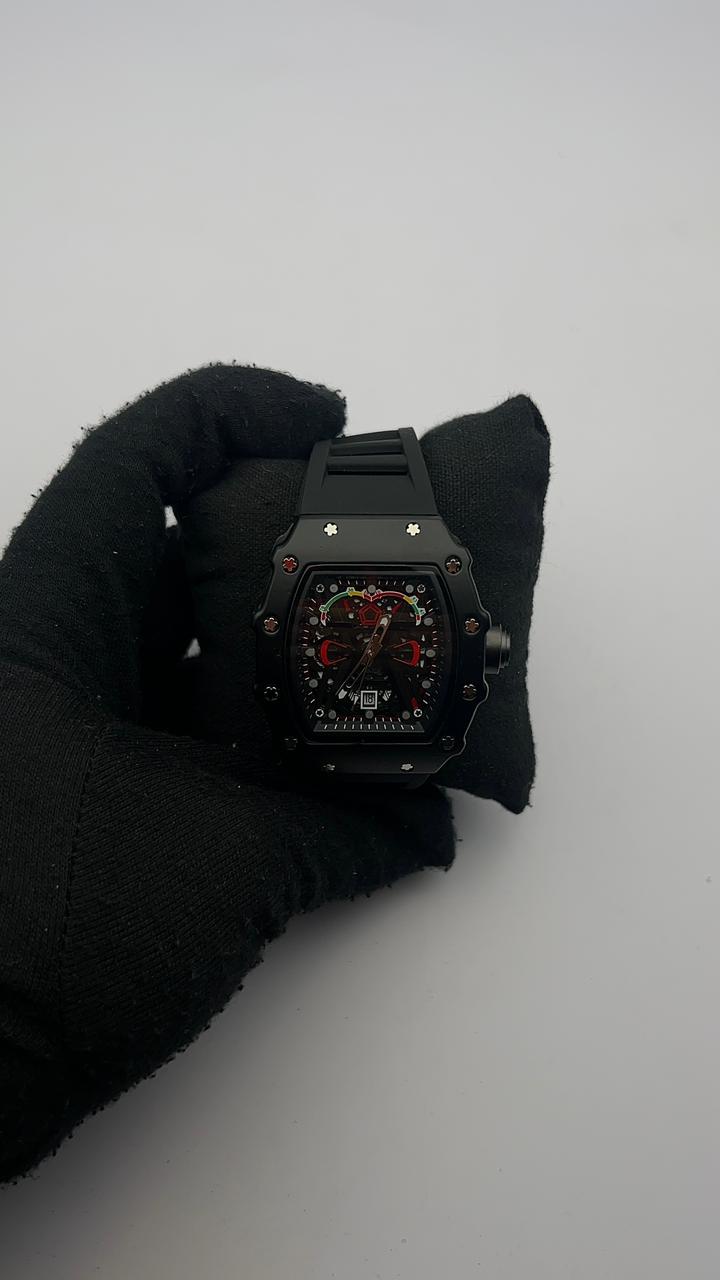 R MILLE GOMA NEGRO CARA VELOCIMETRO BISEL NEGRO