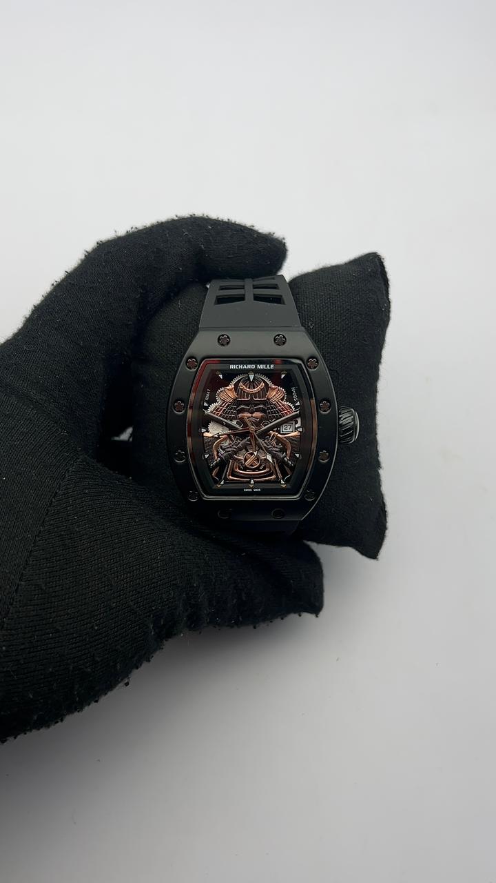 R MILLE GOMA NEGRO CARA SAMURAI PALO ROSA BISEL NEGRO