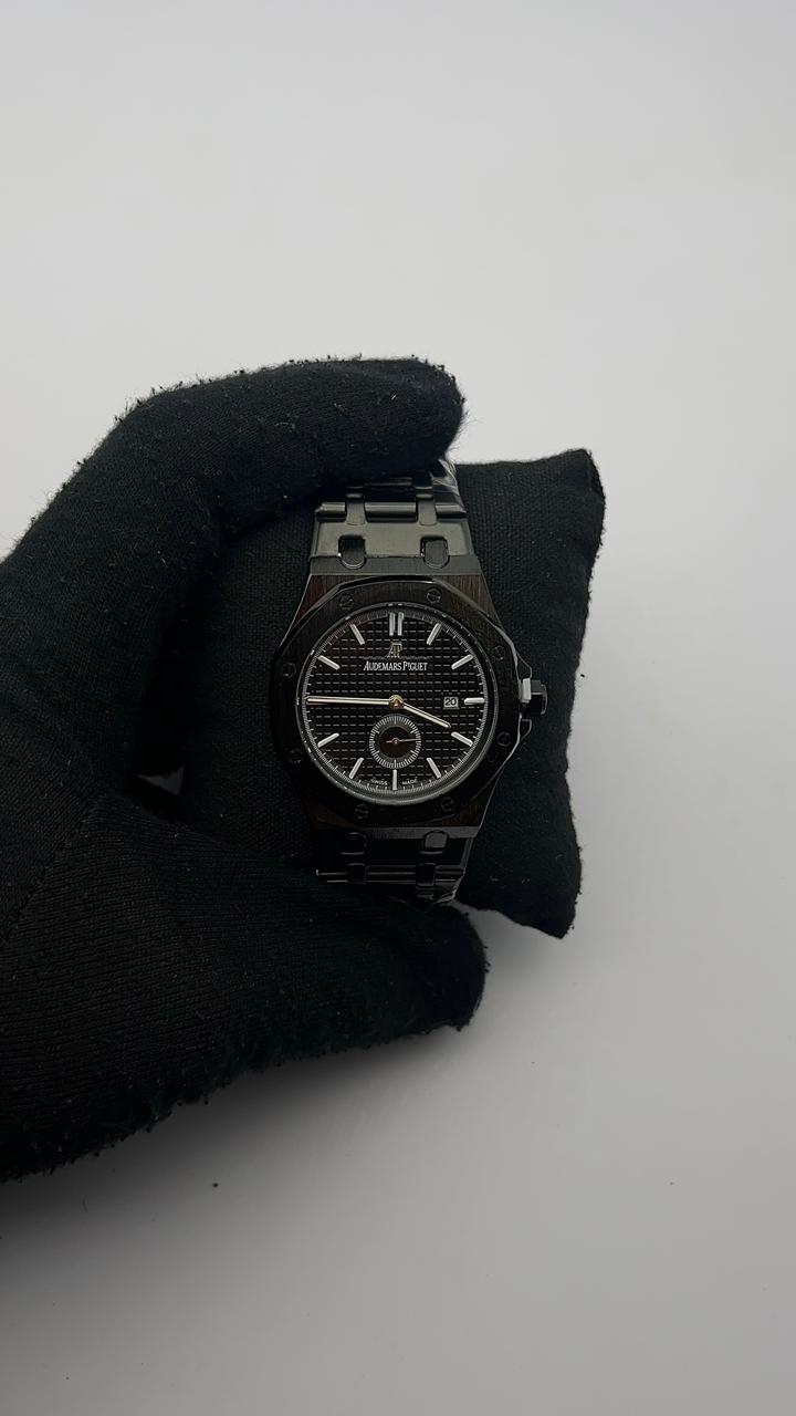 AP ACERO/NEGRO CARA/NEGRA/CRONO BISEL/OCTAGONAL/NEGRO