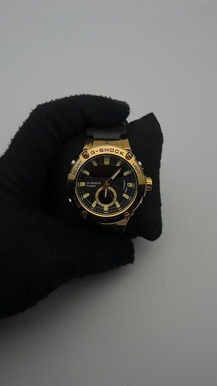 G-SH CUERO/NEGRO BISEL/DORADO CARA/NEGRA