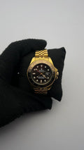 RX GMT ACERO/DORADO/TRENZADO CARA/NEGRA  BISEL/ROSA/NEGRO