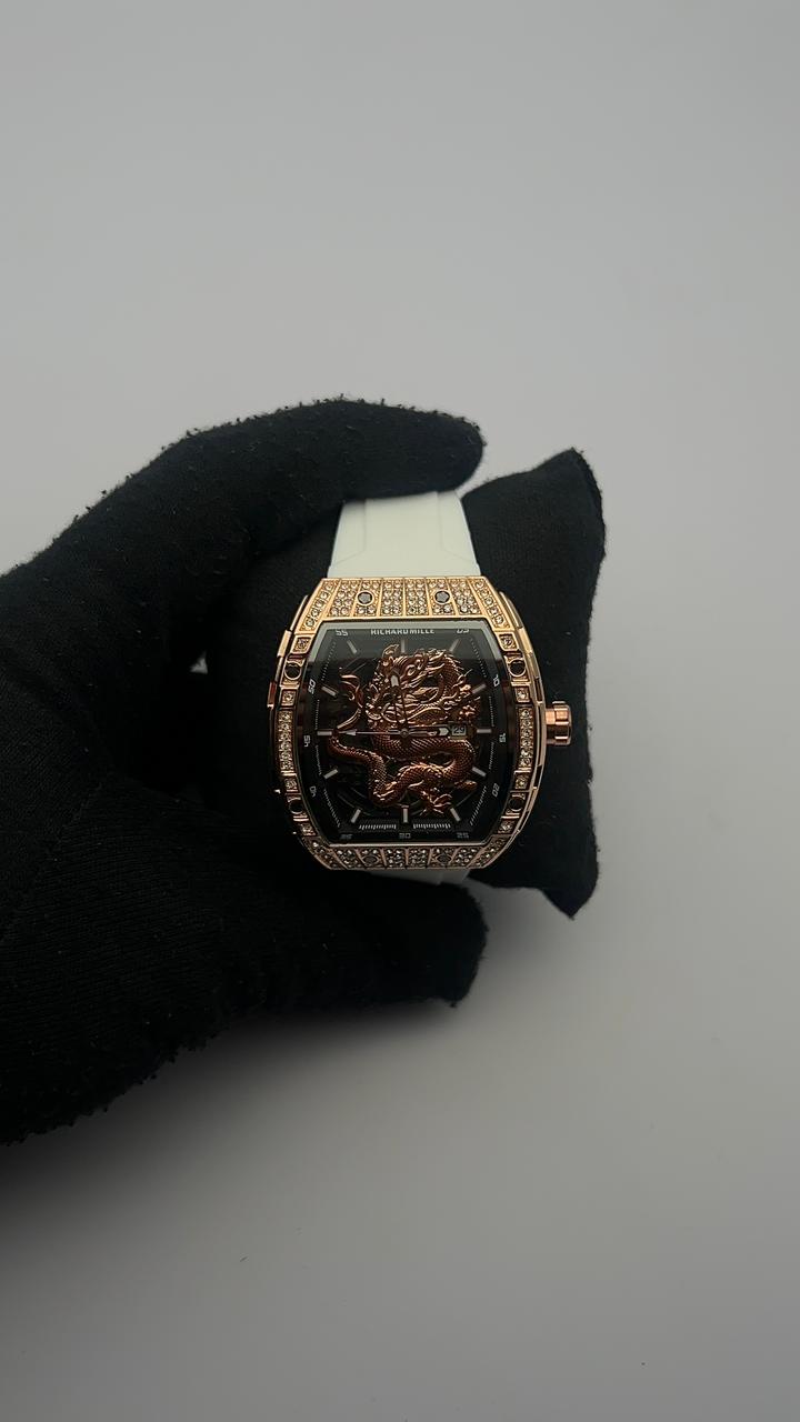 R. MILLE GOMA/BLANCO CARA/PALO ROSA/DRGN BISEL/PALO ROSA/CUBANO CAJA/PLANA