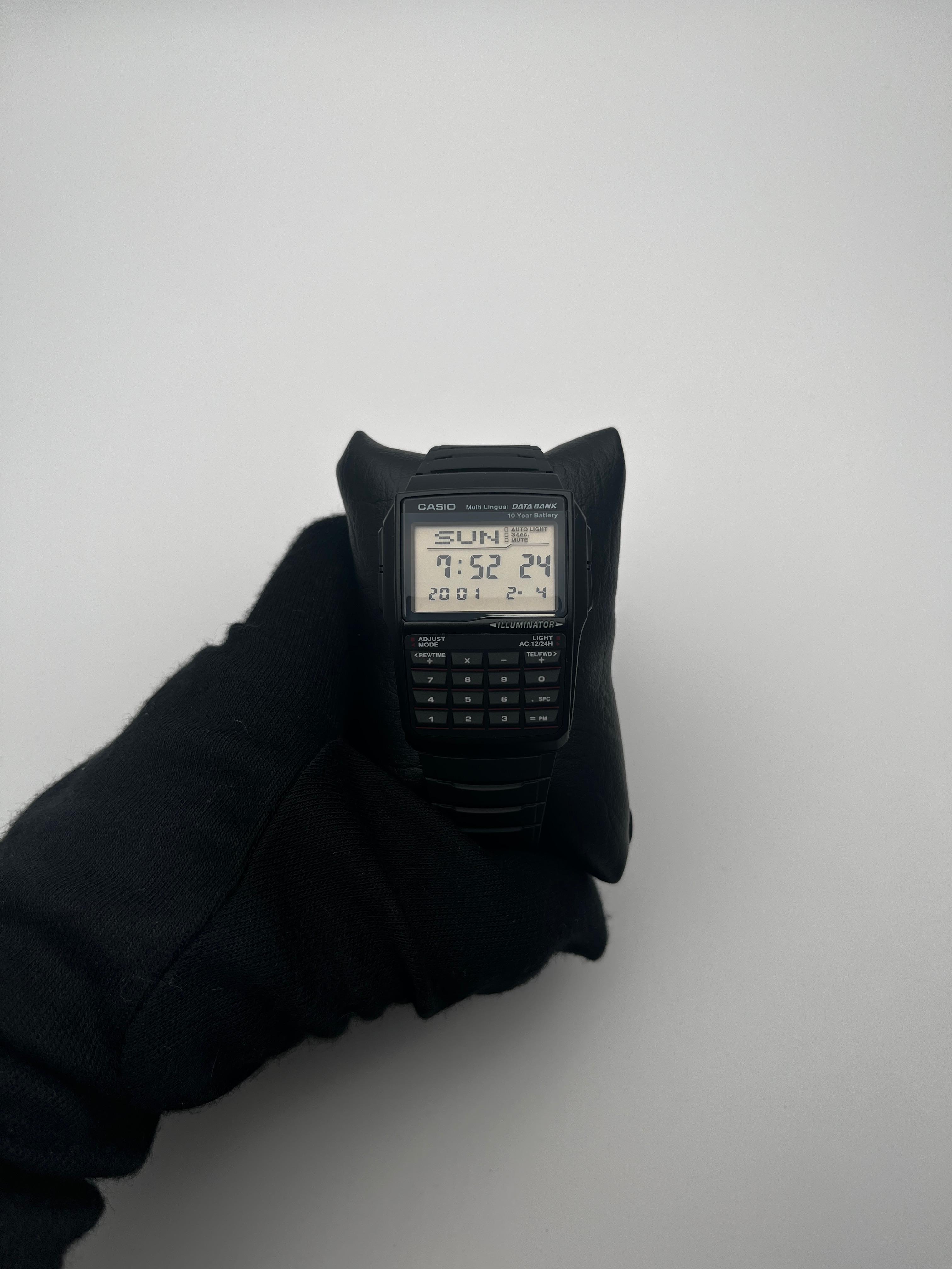 CASIO CALCULADORA GOMA/NEGRO BISEL/NEGRO CARA/NEGRA