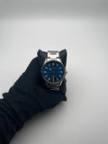 CRRN ACERO/PLATEADO CARA/AZUL BISEL/PLATEADO