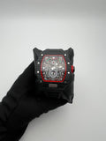 R MILLE GOMA NEGRO CARA VELOCIMETRO BISEL ROJO/CAMUFLADO