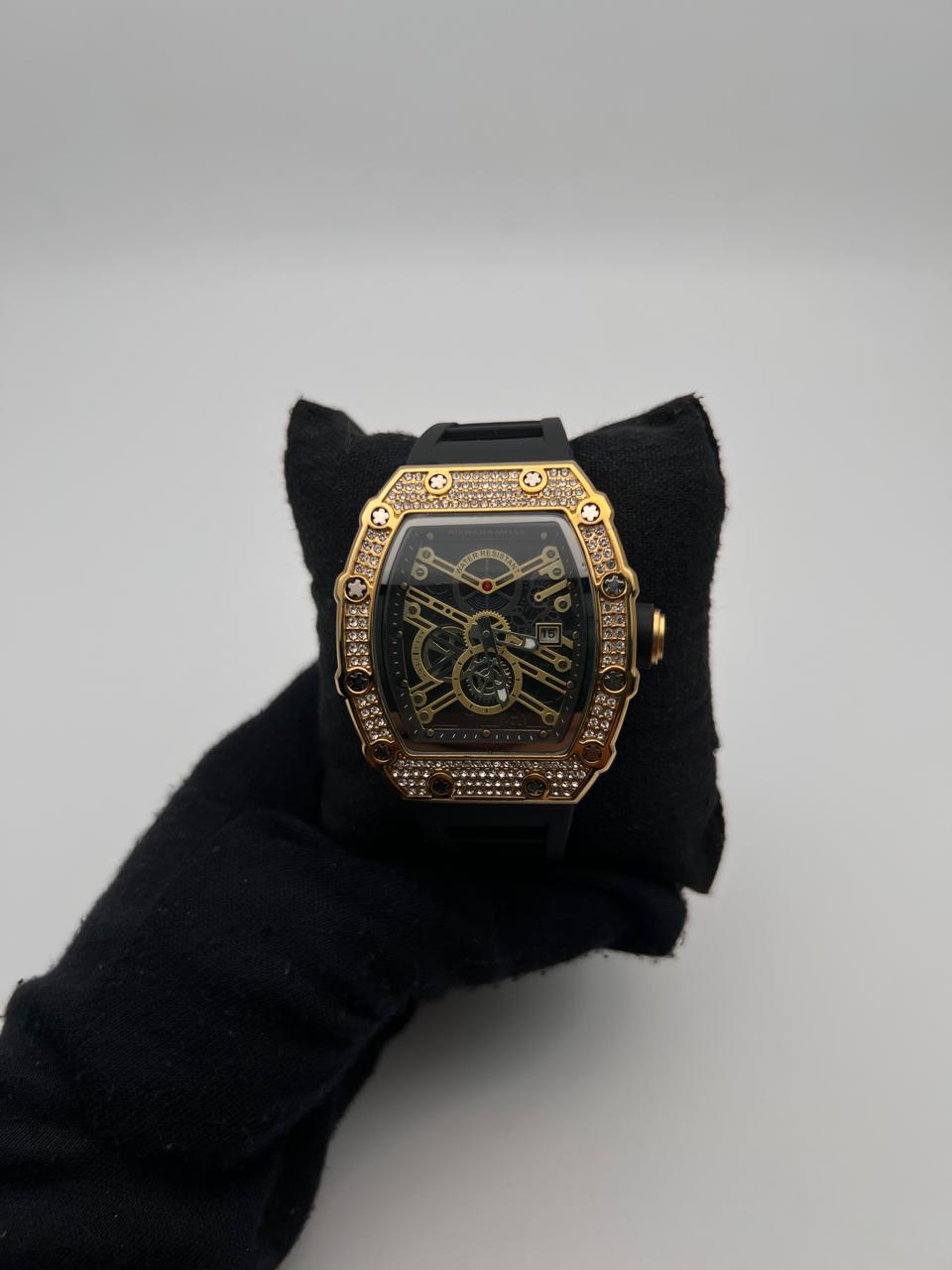 R. MILLE GOMA/NEGRO CARA/DORADA/RN BISEL/DORADO/CUBANO