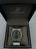 HBLT ACERO/PLATEADO CARA/GRIS/X BISEL/PLATEADO
