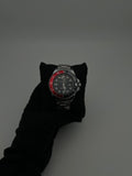 RX SEA ACERO/PLATEADO CARA/NEGRA BISEL/NEGRO/ROJO
