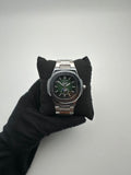 PTK DT ACERO/PLATEADO CARA/VERDE/CRONO BISEL/PLATEADO