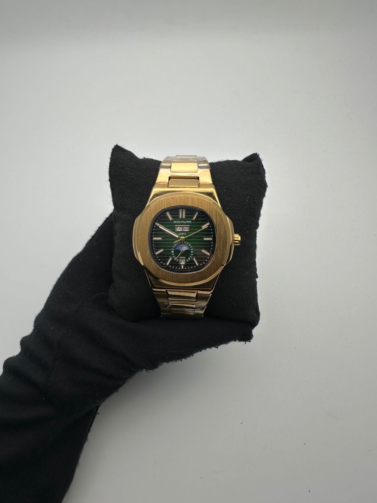 PTK DT ACERO/DORADO CARA/VERDE/CRONO BISEL/DORADO