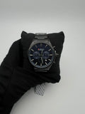 CRRN ACERO/NEGRO CARA/AZUL/3 CRONOS BISEL/NEGRO