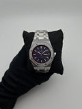 AP DTS ACERO/PLATEADO CARA/AZUL BISEL/PLATEADO/OCTAGONAL
