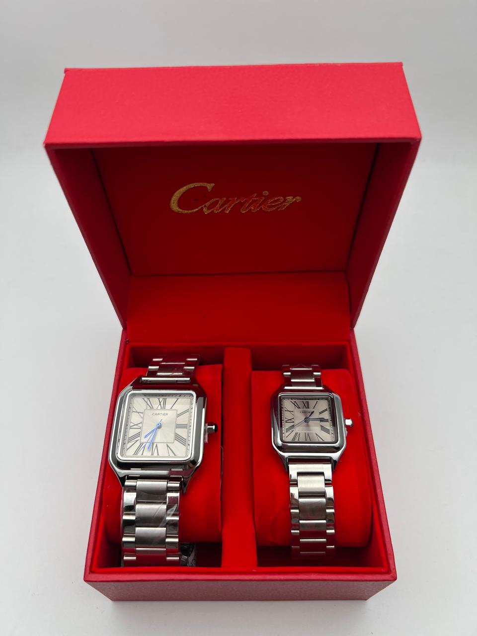 COMBO PAREJA CRTR ACERO/PLATEADO BISEL/PLATEADO CARA/PLATEADA