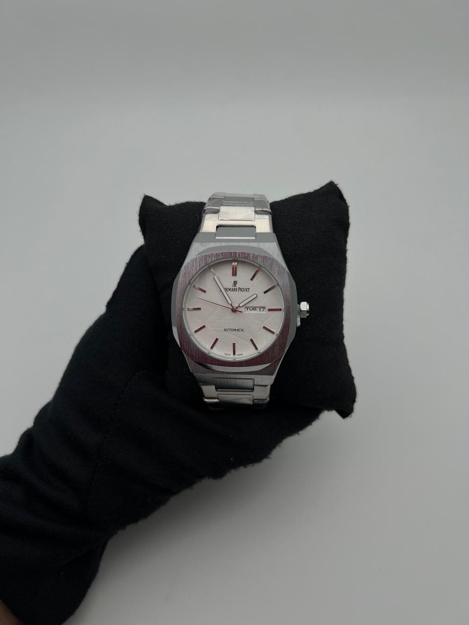 AP DTS ACERO/PLATEADO CARA/BLANCA BISEL/PLATEADO/LISO