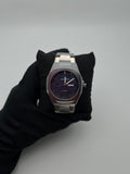 AP DTS ACERO/PLATEADO CARA/AZUL BISEL/PLATEADO/LISO