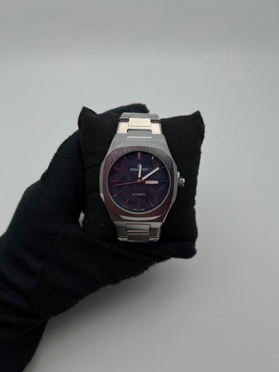 AP DTS ACERO/PLATEADO CARA/AZUL BISEL/PLATEADO/LISO