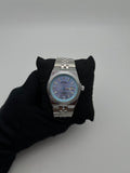 RX DTS LAND ACERO/PLATEADO CARA/AZUL CLARO BISEL/PLATEADO