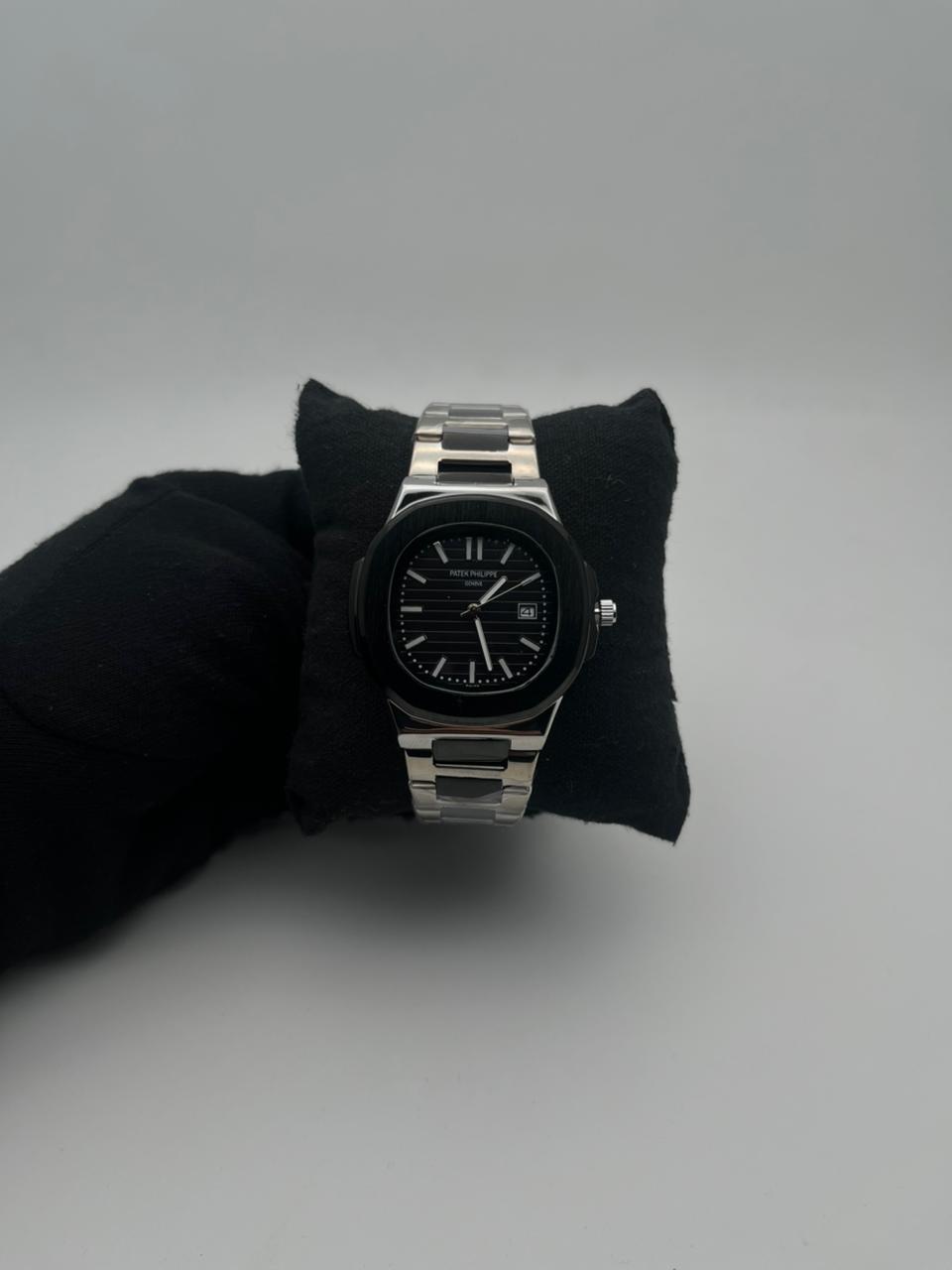 PTK ACERO/PLATEADO CARA/NEGRA BISEL/NEGRO
