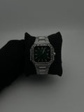 PTK GNV CUBANO ACERO/PLATEADO CARA/VERDE BISEL/PLATEADO