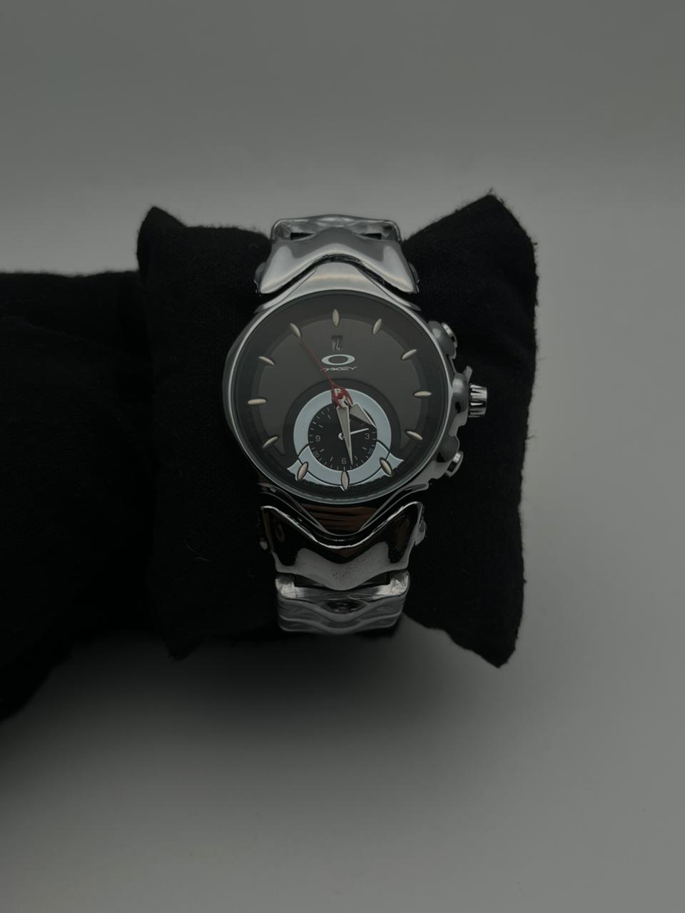 OAK ACERO/PLATEADO CARA/NEGRA/PLATEADA/CRONO BISEL/PLATEADO