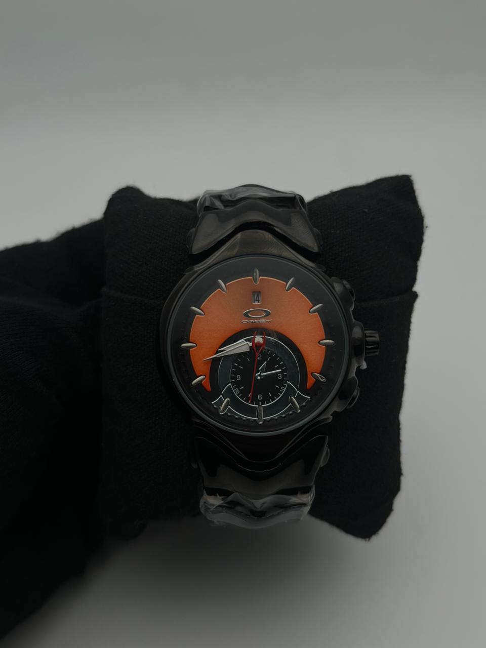 OAK ACERO/NEGRO CARA/NARANJA BISEL/NEGRO