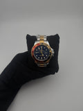 RX GMT ACERO/BICOLOR CARA/AZUL BISEL/NEGRO/ROJO