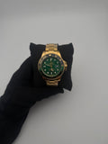 RX GMT ACERO/DORADO CARA/VERDE BISEL/NEGRO/VERDE