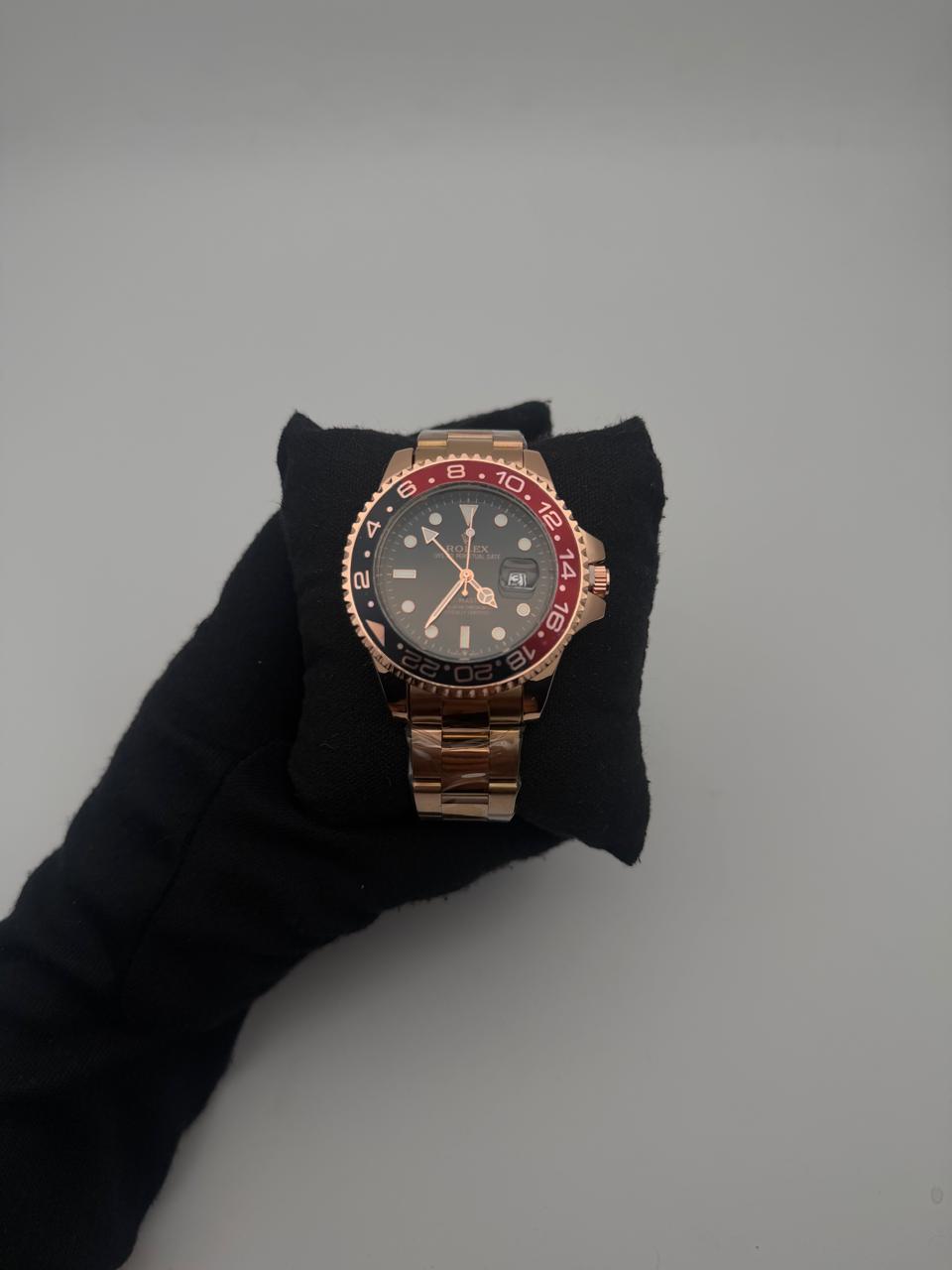 RX GMT ACERO/PALO ROSA CARA/NEGRA BISEL/NEGRO/ROJO