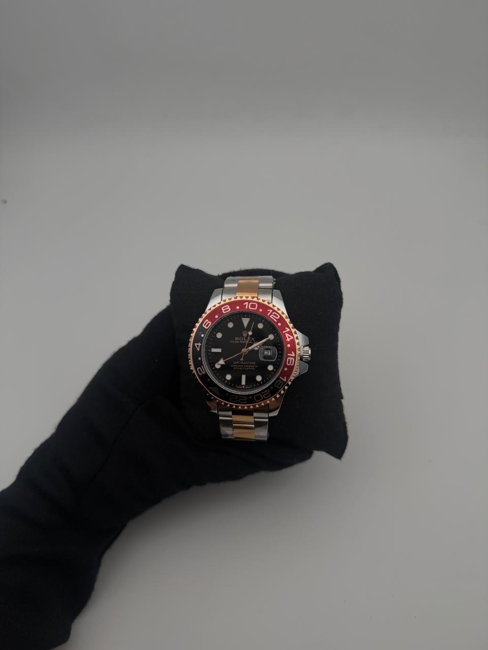 RX GMT ACERO BICOLOR/PALO ROSA CARA/NEGRA BISEL/NEGRO/ROJO