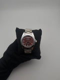 RX DT ACERO/PLATEADO CARA/ROJA BISEL/PLATEADO