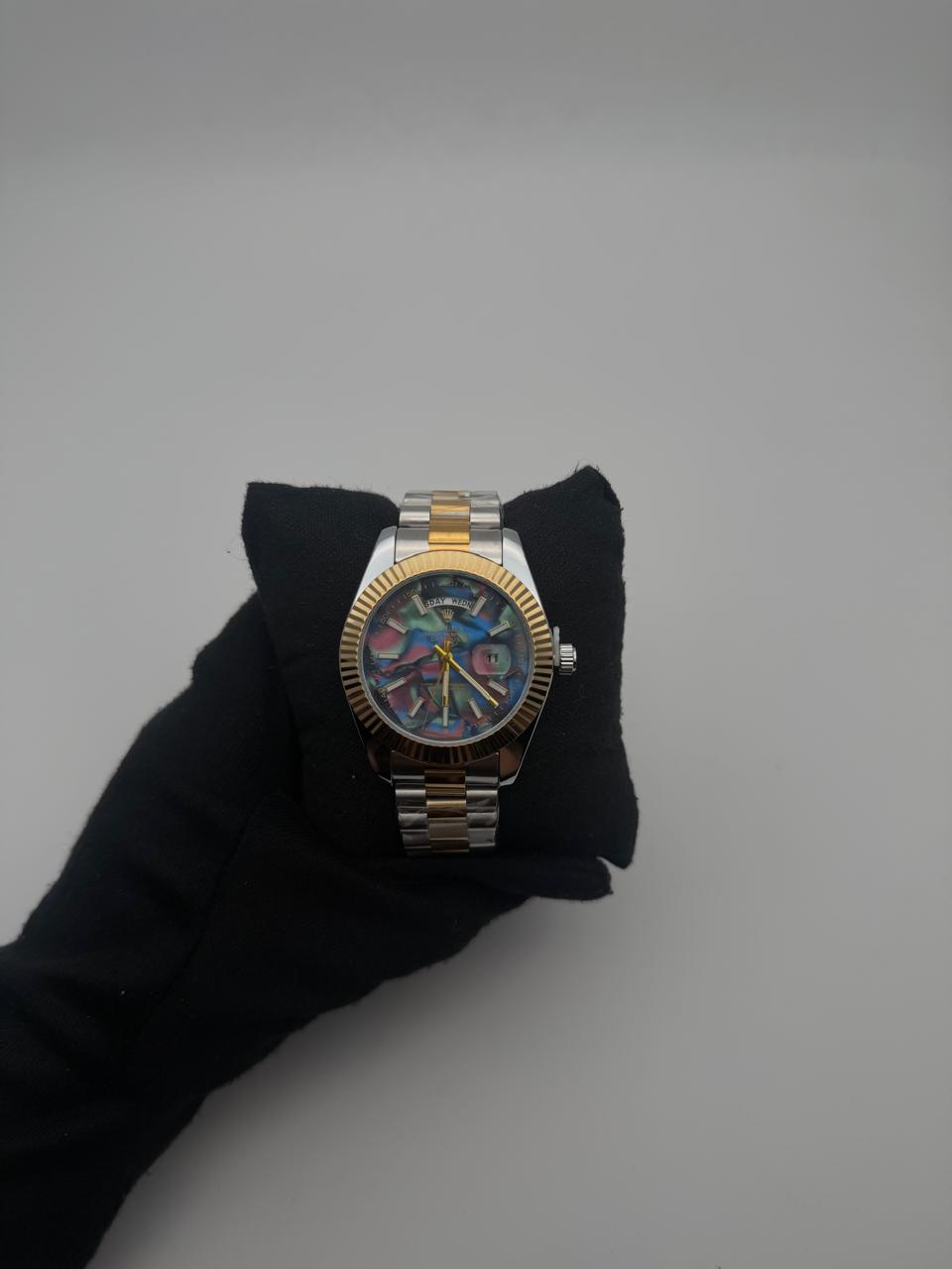 RX DT ACERO/BICOLOR CARA/MULTICOLOR BISEL/DORADO