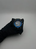 G-FR SUMERGIBLE PASTA NEGRO CARA AZUL BISEL NEGRO/AZUL
