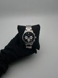 CASIO ACERO/PLATEADO CARA PLATEADA/NEGRA 3 CRONOS BISEL/PLATEADO