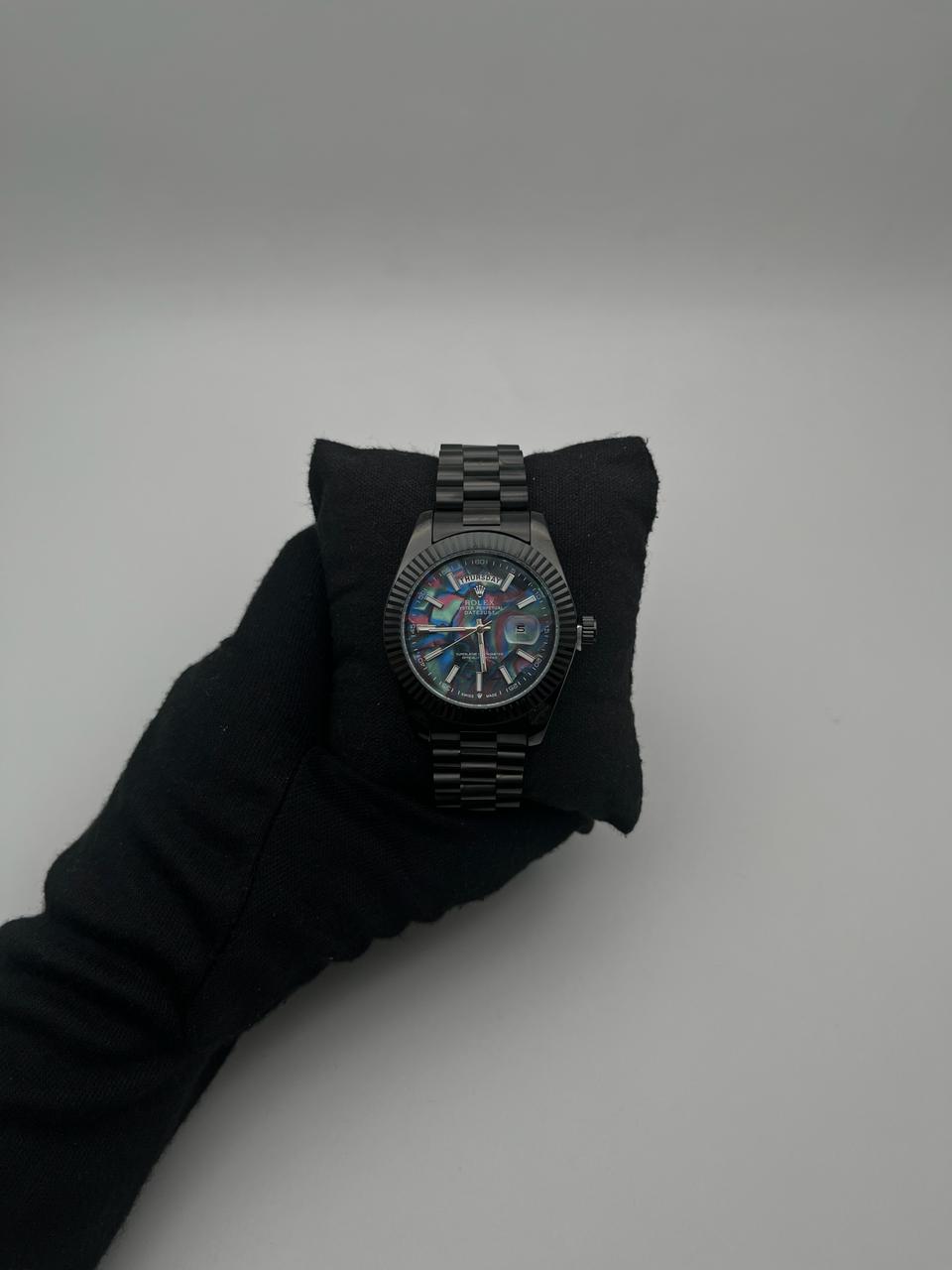 RX DT ACERO/NEGRO CARA/MULTICOLOR BISEL/NEGRO