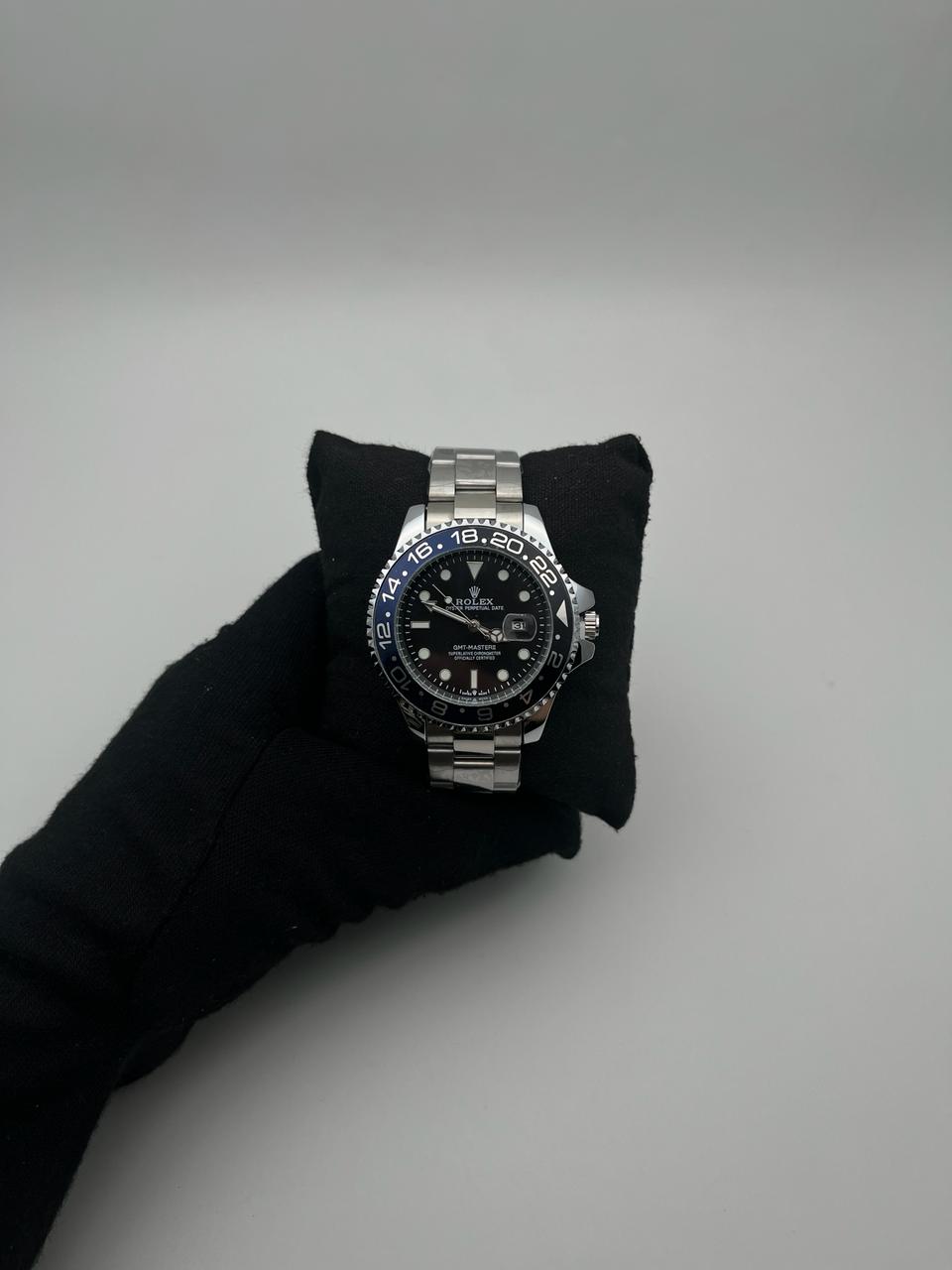 RX GMT ACERO/PLATEADO CARA/NEGRA BISEL/NEGRO/AZUL