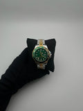 RX GMT ACERO/BICOLOR/TRENZADO CARA/VERDE BISEL/VERDE/NEGRO