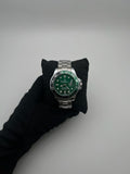 RX GMT ACERO/PLATEADO CARA/VERDE BISEL/NEGRO/VERDE