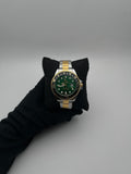 RX GMT ACERO/BICOLOR CARA/VERDE BISEL/NEGRO
