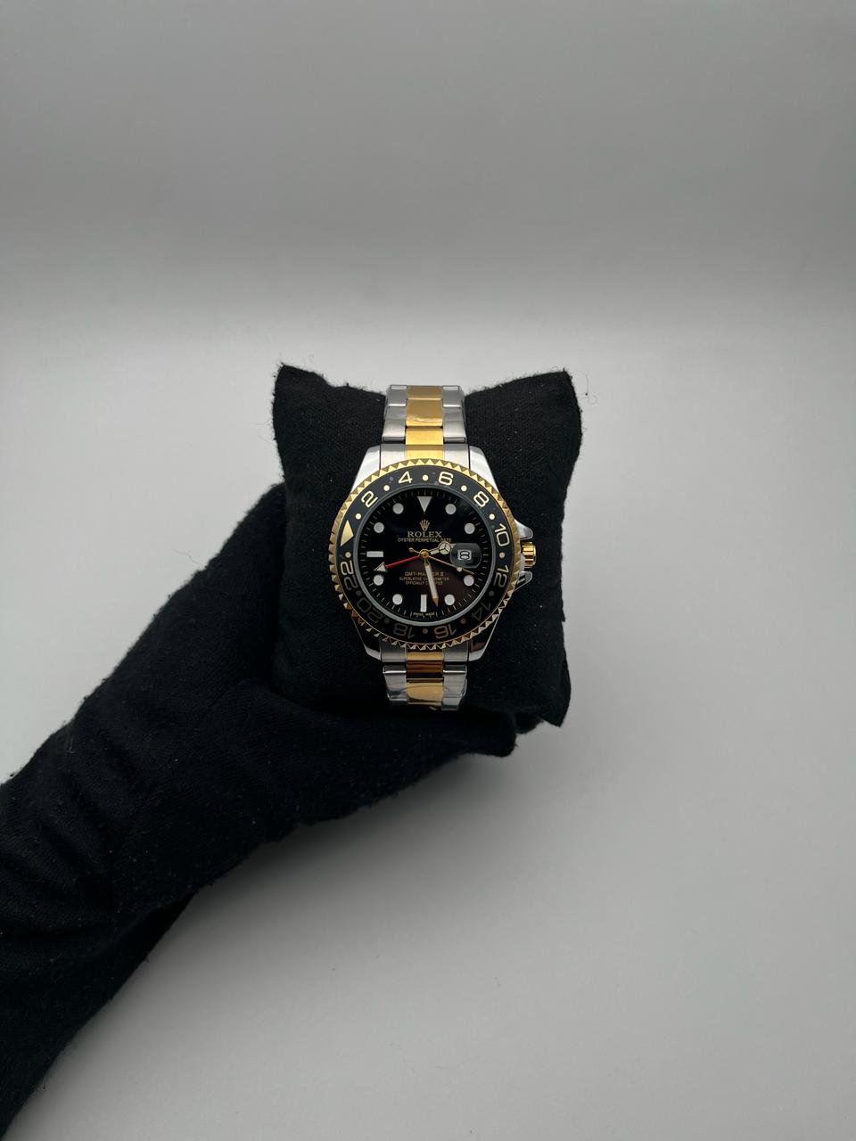 RX GMT ACERO/BICOLOR CARA/NEGRA BISEL/NEGRO