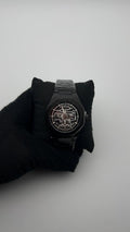 AP ACERO/NEGRO CARA/CRCT/NEGRA/PLATEADA/NEGRA BISEL/OCTAGONAL/NEGRO
