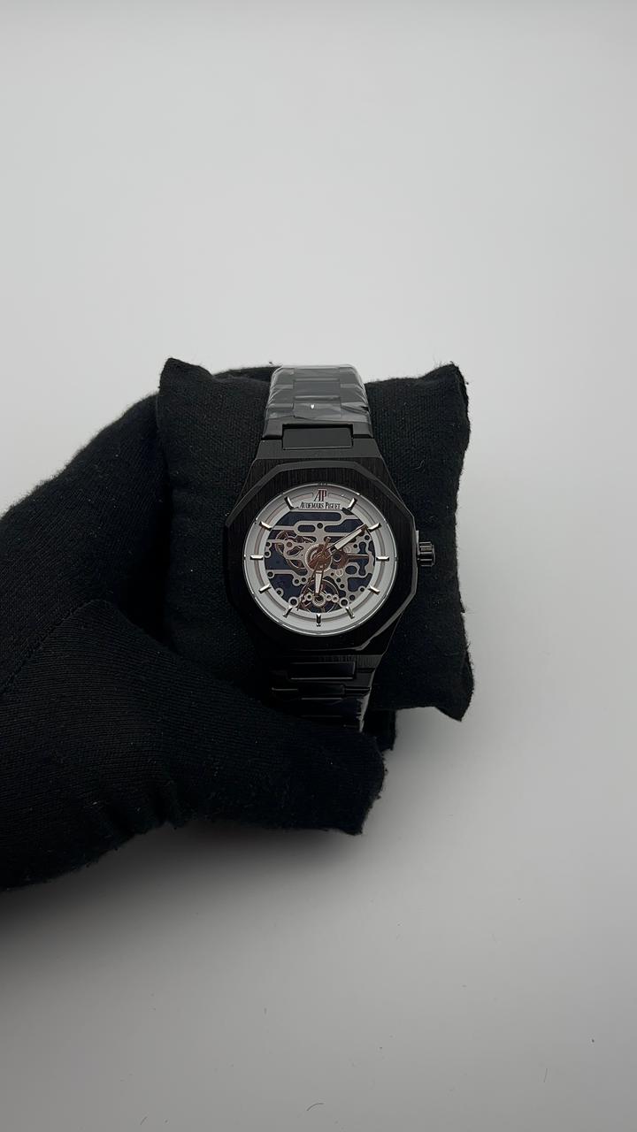 AP ACERO/NEGRO CARA/CRCT/BLANCA/PLATEADA/NEGRA BISEL/OCTAGONAL/NEGRO